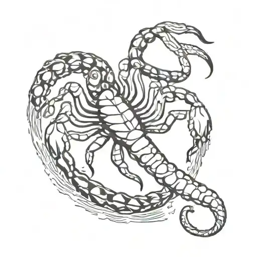 Moldova, Scorpio, calm, intelligent tattoo design idea