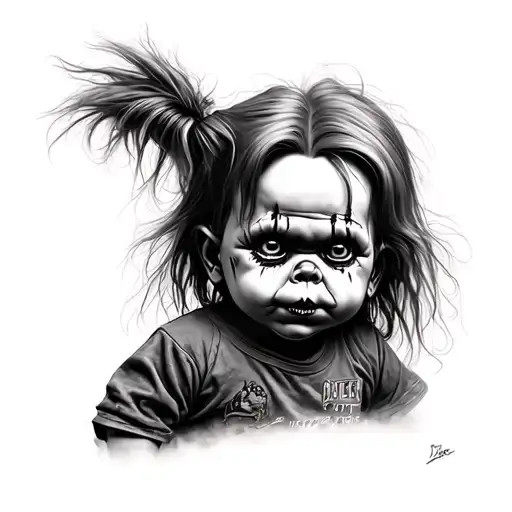 Chucky tattoo design idea