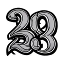 2023 Roman Numerals tattoo design idea