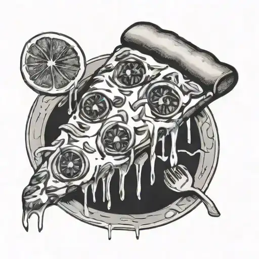 marius december 1985 pizza slice tattoo design idea