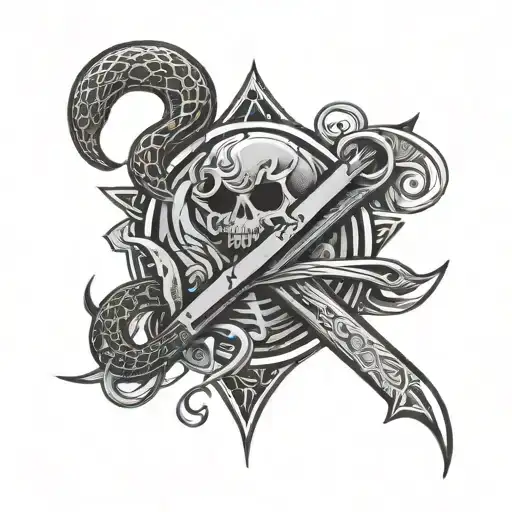 mamba mentality logo and 4am  tattoo design idea