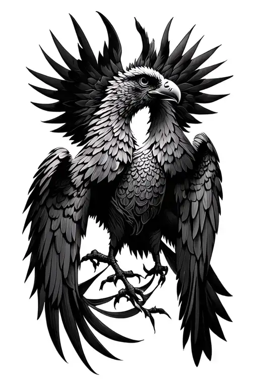 Garuda tattoo design idea