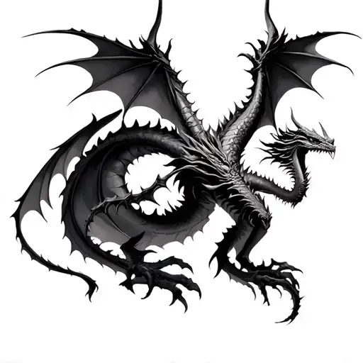 Dragon age demons reaching tattoo design idea