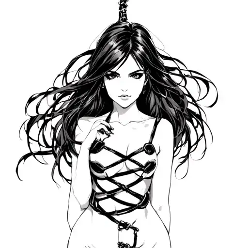 "bondage" "slave" "female" "bdsm" tattoo design idea