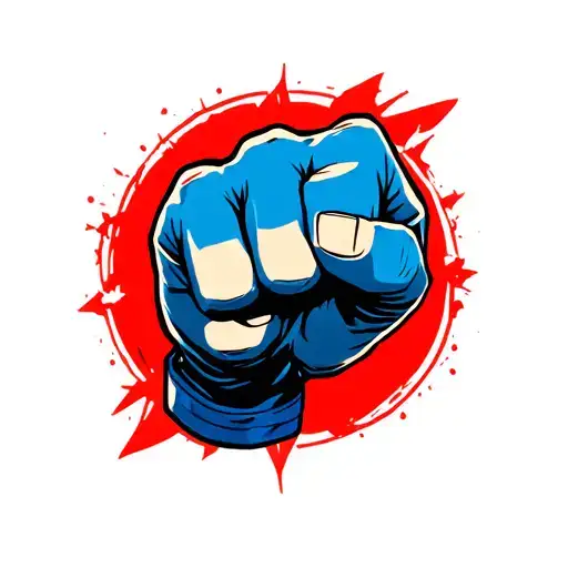 fist tattoo design idea