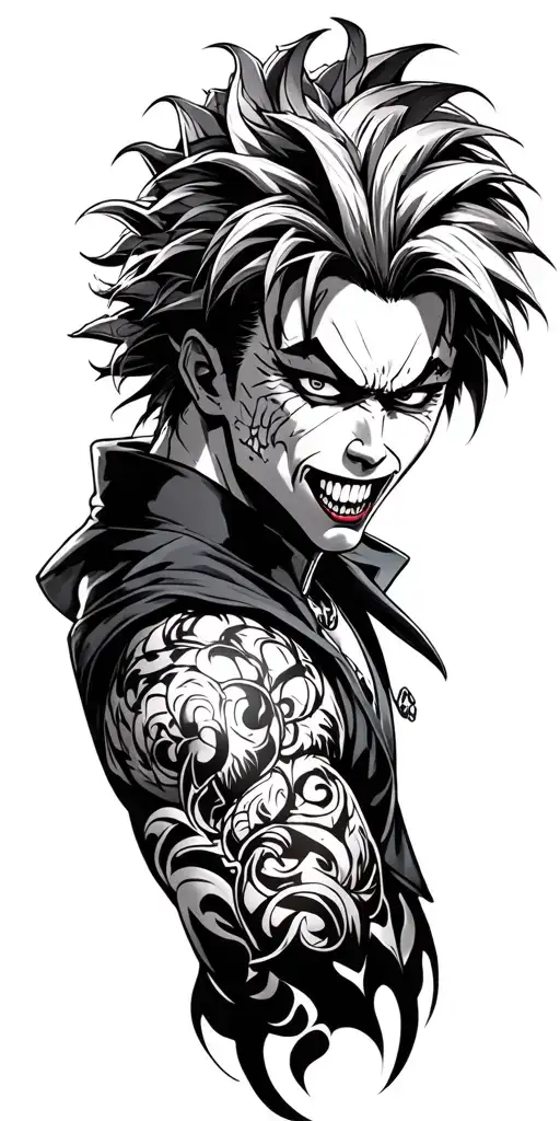 hisoka hunter x hunter tattoo design idea