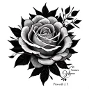 Proverbs 3:5 tattoo design idea