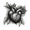 Fontaines DC Heart tattoo design idea