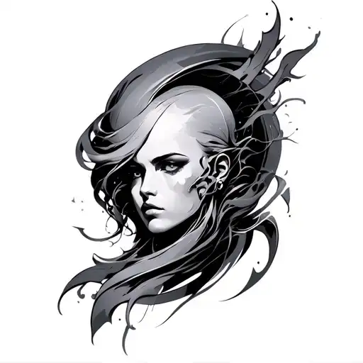 Quasar tattoo design idea