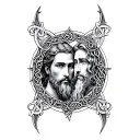 Celtic Father Son tattoo design idea