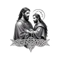 Celtic Father Son tattoo design idea