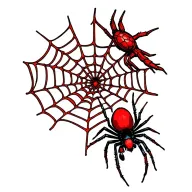 spiderweb and blackwidow spider weaving a web tattoo design idea