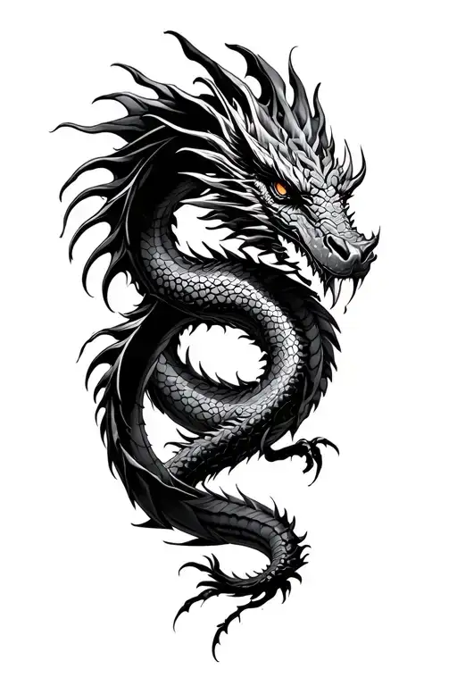 dragon tattoo tattoo design idea