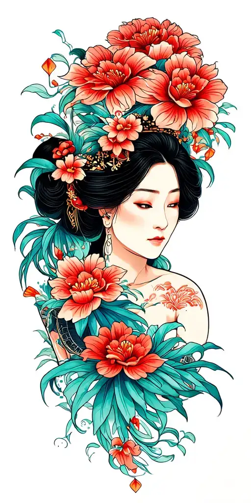 Hawaii tattoo design idea