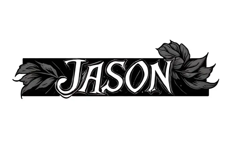 jason script tattoo tattoo design idea