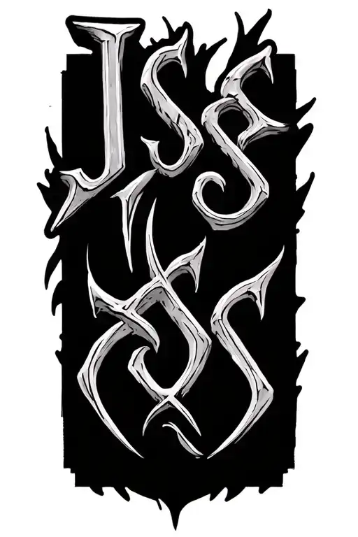 "Jss" dv survivor tattoo design idea