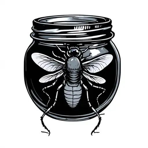 Jar Of Flies tattoo design idea