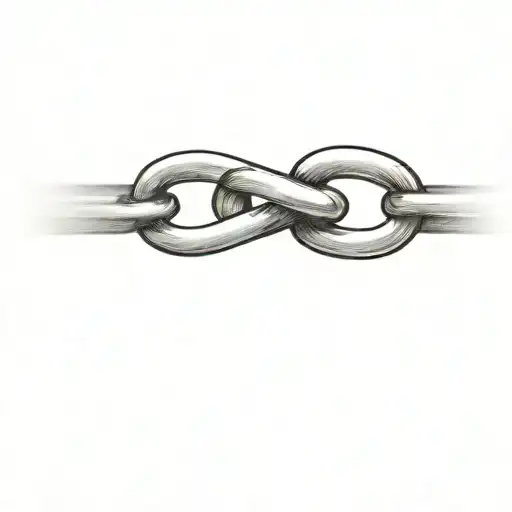 Chain link tattoo design idea