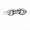 Chain link tattoo design idea