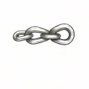 Chain link tattoo design idea