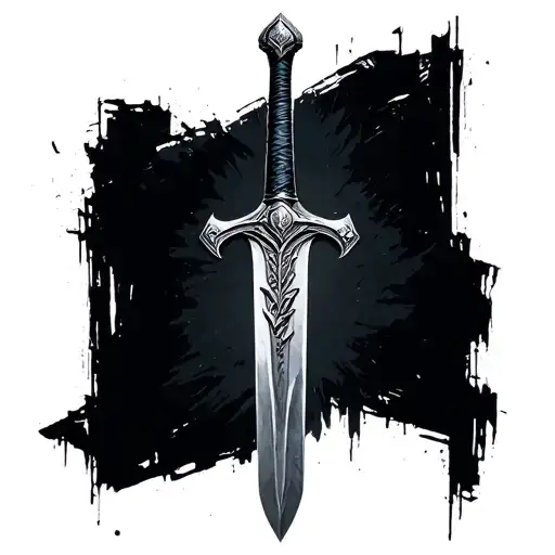 Maximus decimus meridius sword from gladiator realism tattoo design idea