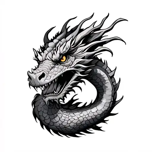 bicep dragon tatto  tattoo design idea