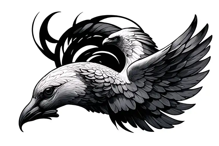 symbolic tattoo design that represent freedom, independence, infinity, wisdom, understanding and joy tattoo design idea