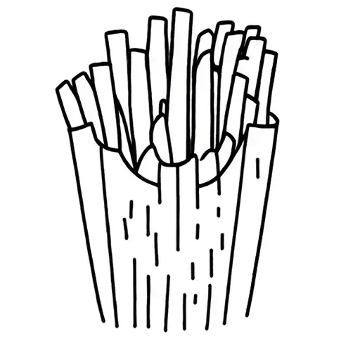 Andrew's French Fry Emporium tattoo design idea