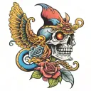 1986 tattoo design idea