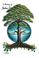 "In Memory of Joshua June " tree of life  tattoo design idea