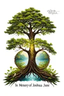 "In Memory of Joshua June " tree of life  tattoo design idea