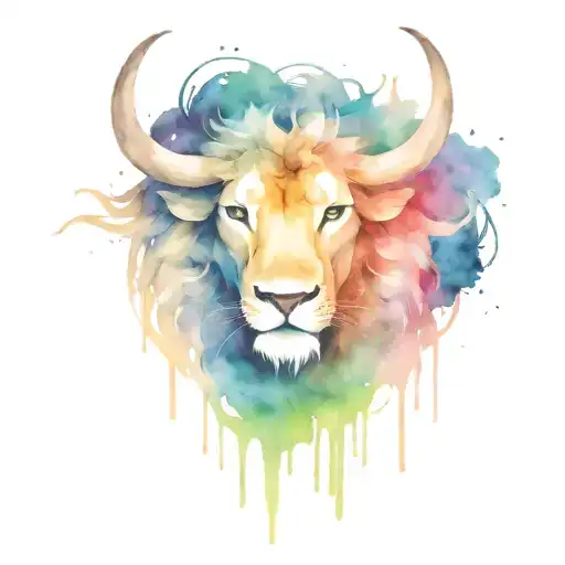 soundgarden king animal tattoo design idea