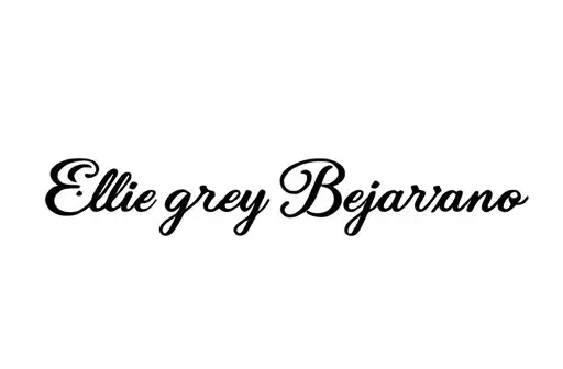 "Ellie grey Bejarano
  11/05/20" tattoo design idea