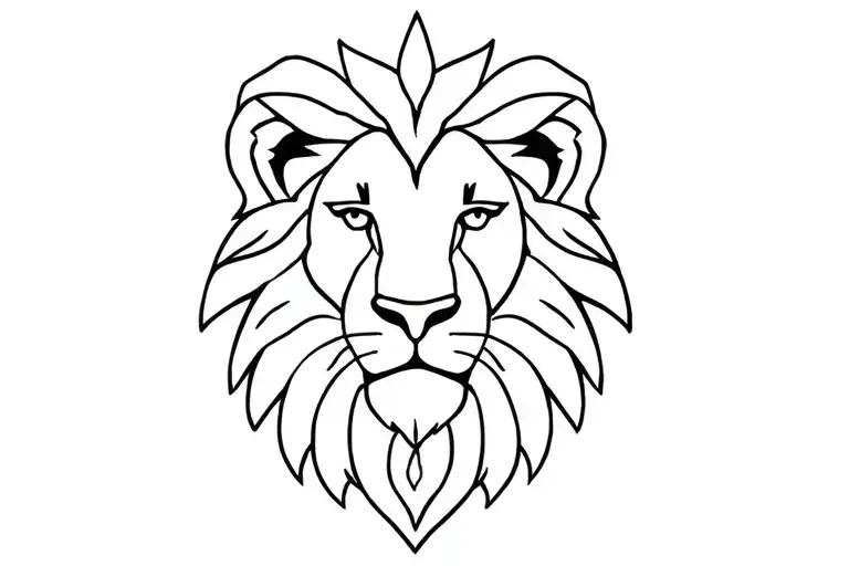 lion rasta lion head tattoo design idea