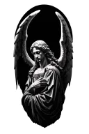 arch angel michael tattoo design idea