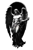 arch angel michael tattoo design idea