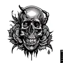 666 tattoo design idea