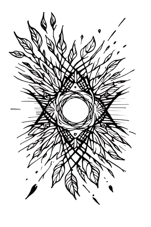 connection eternity love spritual god alchemy magic nature bliss tattoo design idea