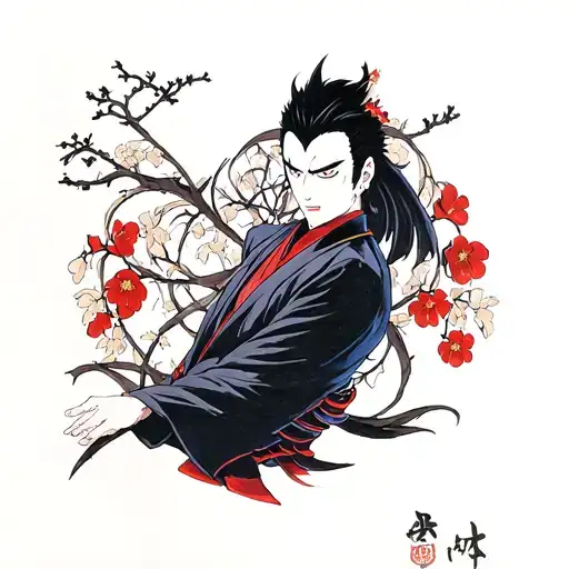 Toji Fushiguro tattoo design idea