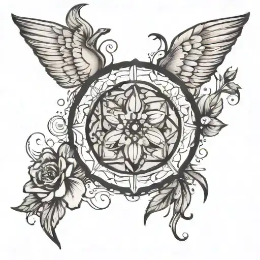 Feeling cute might write a Bible tattoo design idea