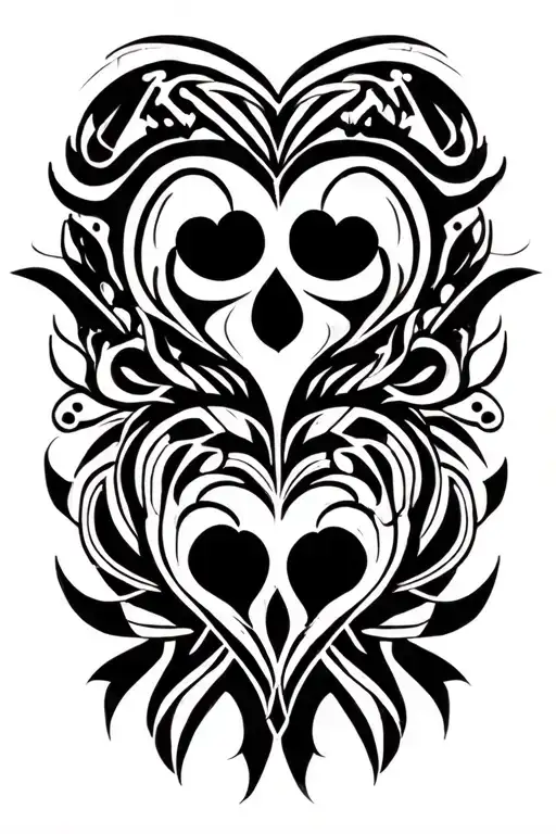Forbidden love tattoo design idea