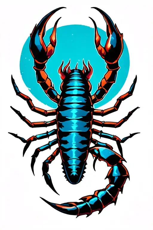 Scorpio zodiac sign tattoo design idea