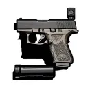 glock switch, arp tattoo design idea