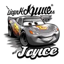 autism puzzles lightning mcqueen with jayce name in cars logo tattoo design idea