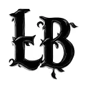 arrange letters I E B in a realistic style tattoo design idea