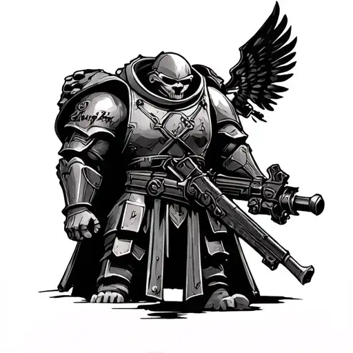 Warhammer 40,000 tattoo design idea