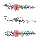 december, january, march, june, september birth flowers tattoo design idea