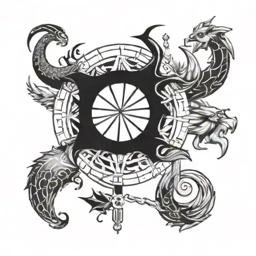 Birthdate June 3 1992 Incorporate zodiac sign tattoo design idea