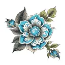 花 tattoo design idea