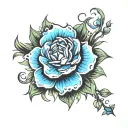 花 tattoo design idea